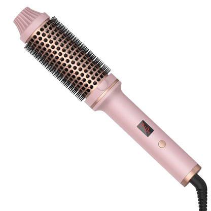 Thermal Brush Ceramic Ionic Curling Brush 1.5 Inch Heated Curling Iron Volumizer Dual Voltage Travel Hair Curler Curling Comb
