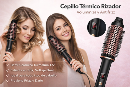 Cepillo Térmico Profesional 3 en 1